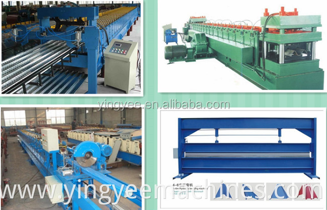Glazed roof sheets roll forming machine